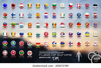 Flags of europe, brochure 