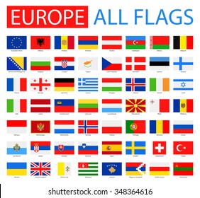 Flags of Europe - Full Vector Collection