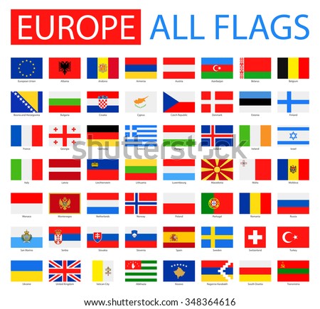 Flags of Europe - Full Vector Collection