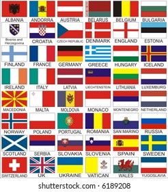 flags of european countries