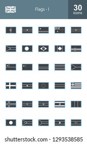 Flags Filled Icons