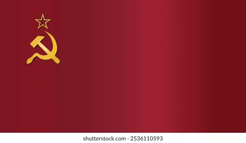 Flags of former Russian States, Soviet Union Symbols of the USSR Red Army gradation colors