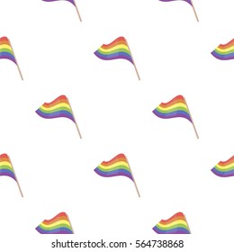 Flags icon cartoon. pattern gay icon from the big minority, homosexual cartoon.
