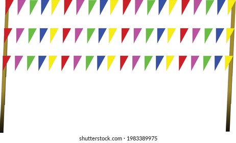 flags icon celebration vector art
