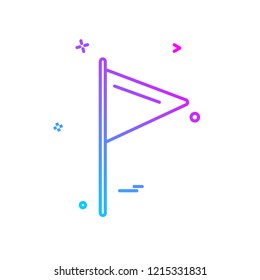 Flags icon design vector