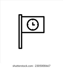 Flaggen-Symbol mit isoliertem Vektorgrafik und transparentem Hintergrund