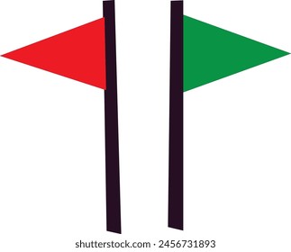 Flags icon shape design illustration