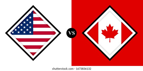 172 Canada vs us Images, Stock Photos & Vectors | Shutterstock