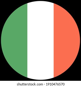 Flags of Ireland. Vector flag button series - Ireland