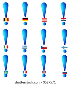 Flags mark