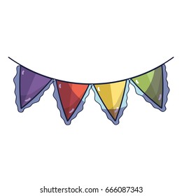 flags party to decoration design tradition