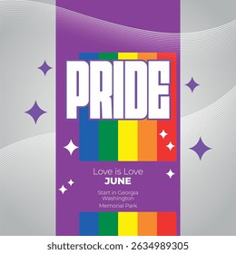 Flags Pride Design Love month Always