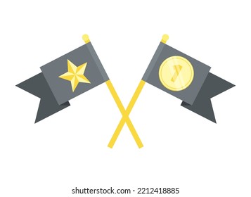 Flaggen und Preissymbol einzeln