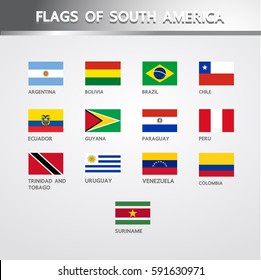 Flags of South America