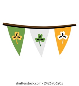 Flags at the St. Patrick's Day Festival