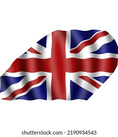 Flags of the UK in various forms of brush styles that look cool and realistic