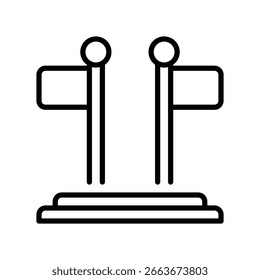 Flags Vector for Global Unity and Identity, National flag illustration, country symbol and diplomatic presence