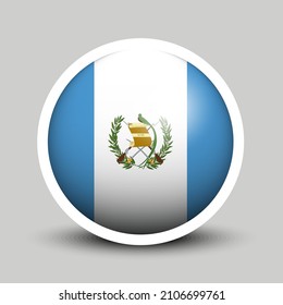 Flags vector of the Guatemala. Guatemala flag isolated on white background. Flag of Guatemalan.