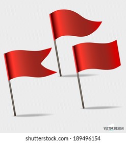 Flags. Vector illustration.