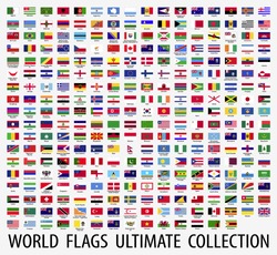 Flagi Wektor świata 