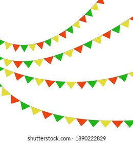 Flags vector for your party design