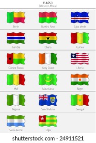 Flags of Western Africa Countries 3