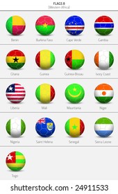 Flags of Western Africa Countries 7