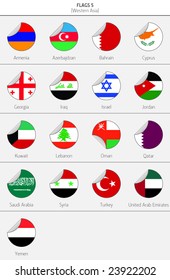 Flags of Western Asia Countries 5