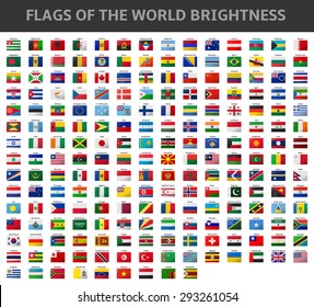 flags of the world brightness