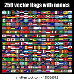 flags of the world, round icons, Lithuania, Luxembourg, Malta, Netherlands, Poland, Portugal, Romania, Slovakia, Slovenia, Finland, France,  UK, vector illustration
