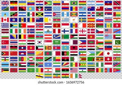 Flags of the world in vector format