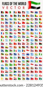 flags of the world vector format