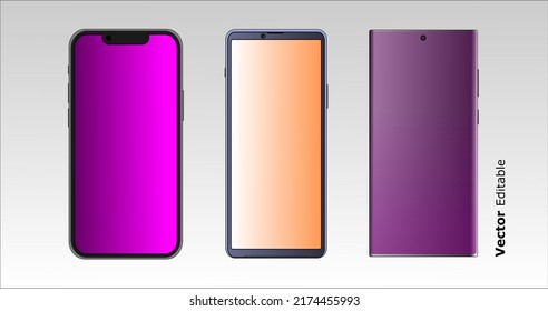 flagship phone vector image design for promotion apps or anything