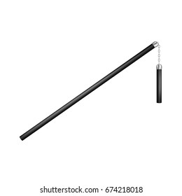 Flail in black design
