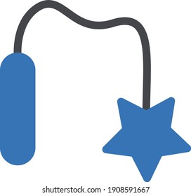 flail vector glyph color icon
