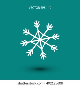 Flakes icon vector, flat design best vector icon