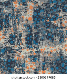 Flaking painted polka dots pattern, carpet design,textile print 