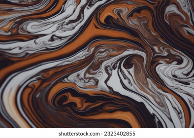 Flamboyant flame abstract marble in vector illustration