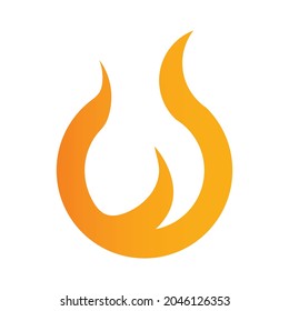 Flame Abstract Logo Design Template Stock Vector (Royalty Free ...