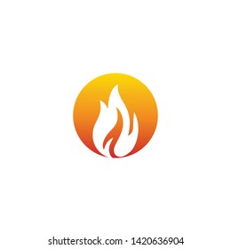 flame abstract logo illustration vector graphic download