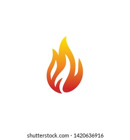 flammenabstrakte Logo-Illustration, Vektorgrafik-Download