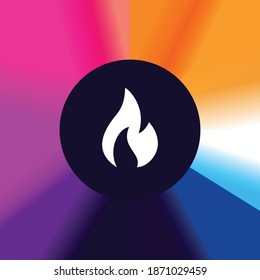 Flame - App Icon Button