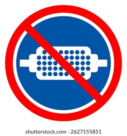 Flame Arrester Must Be Worn Symbol Sign, Vector Illustration, Isolate On White Background Label.EPS10