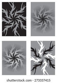 Flame Background Black White Pack
