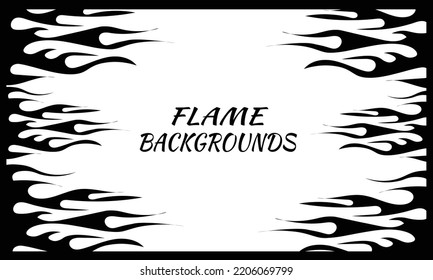 flame background ilustration.Can be used as decals, masks and poster backgrounds too. 