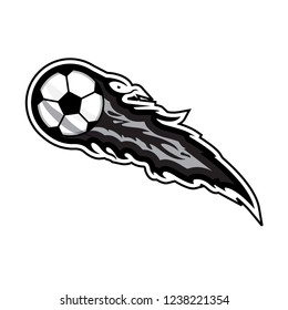 FLame Ball Shoot vector colection BLACK WITHE clipart symbol