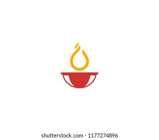 Flame bowl logo 
