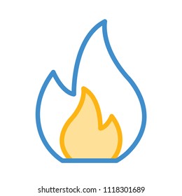 flame burn fire 