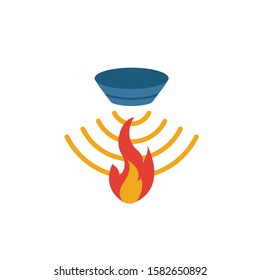 Flame Detector icon. Simple element from sensors icons collection. Creative Flame Detector icon ui, ux, apps, software and infographics.