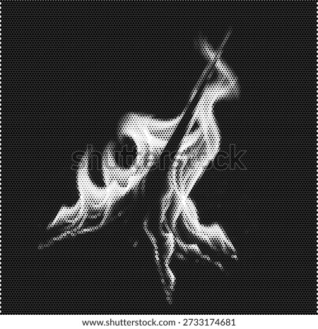 flame fire bonfire halftone retro vector light outdoor camping heat logs nature burning glow energy ignition